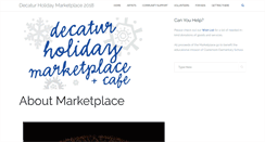 Desktop Screenshot of decaturholidaymarketplace.com