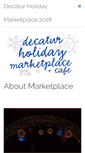 Mobile Screenshot of decaturholidaymarketplace.com